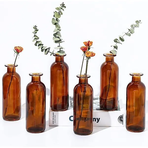 Vintage amber bottles medicine 20cm high