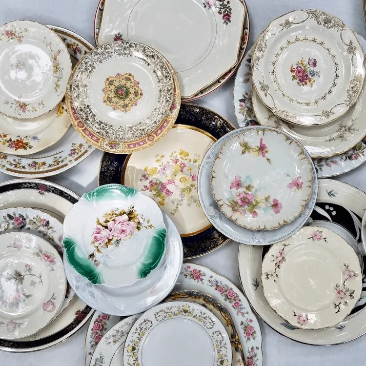 Vintage Cake Plates - Mismatched