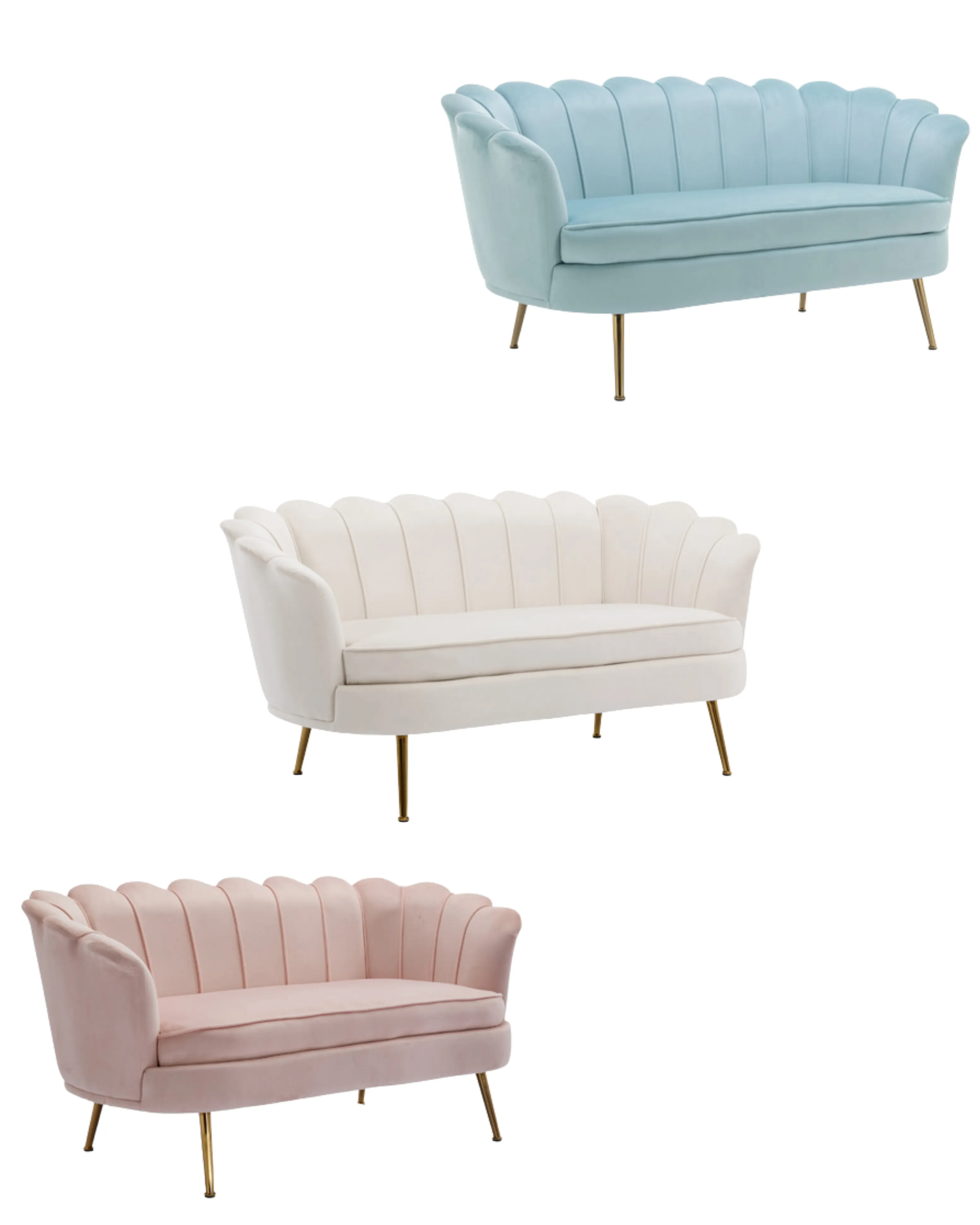 Velvet Bloom 2 Seater Couch