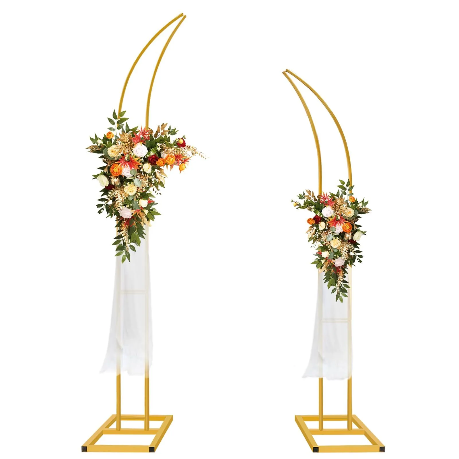 Gold Flower Arch Sails set (2)
