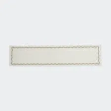 Linen Wavy Line Table Runner
