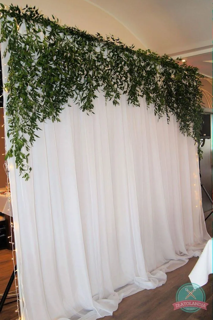 Backdrop flower arrangement large - Greenery