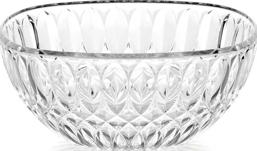 Crystal glass vintage small preserve bowl - 15cm