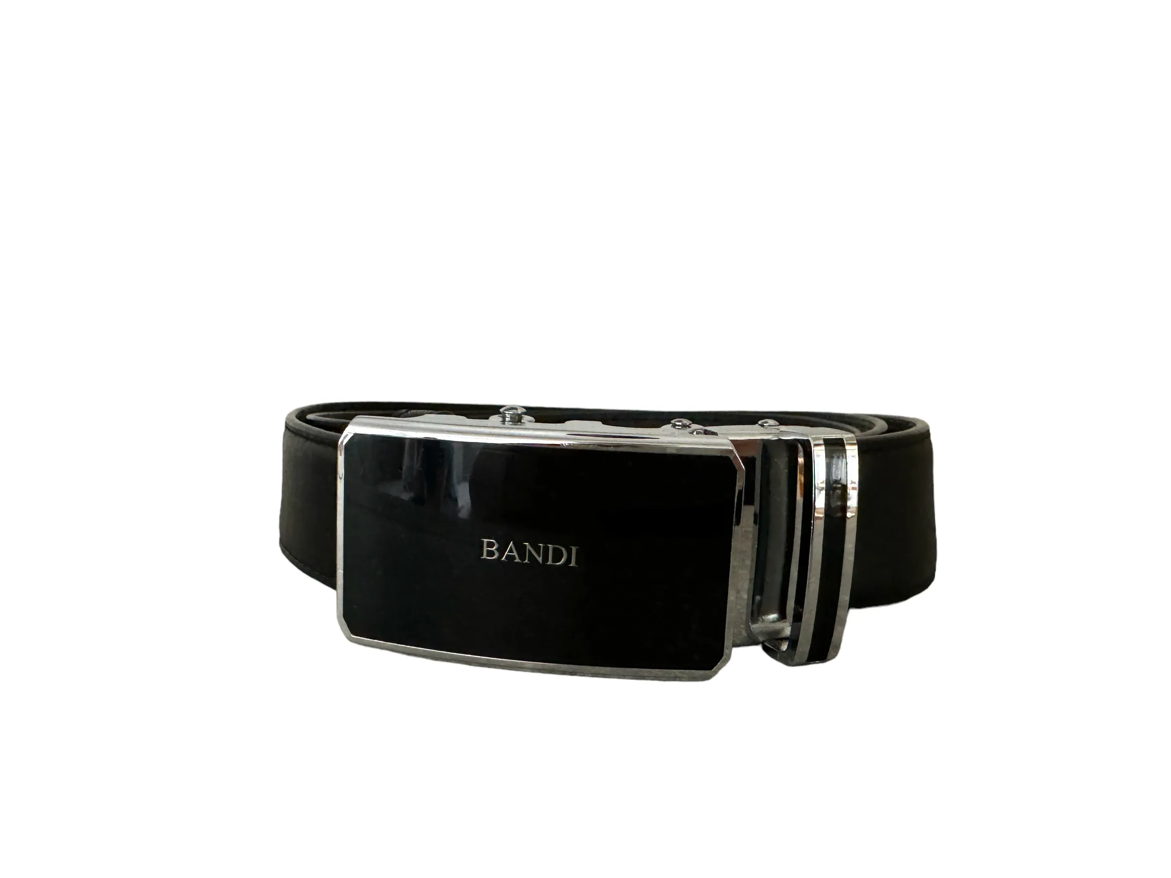 Černý kožený pásek Bandi