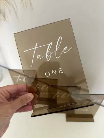 Bronze Table Number