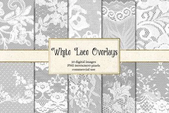 White Lace Overlays