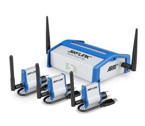 ARRI SkyLink Three Receivers with Base Station Kit (Blue/Silver, Edison) -