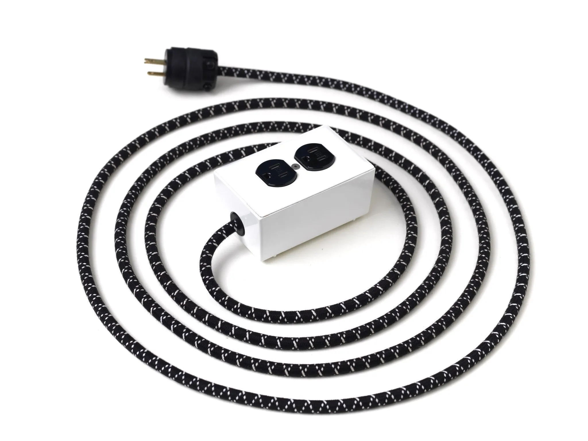 Extension 40mts Dual socket 110v (GROUNDED)