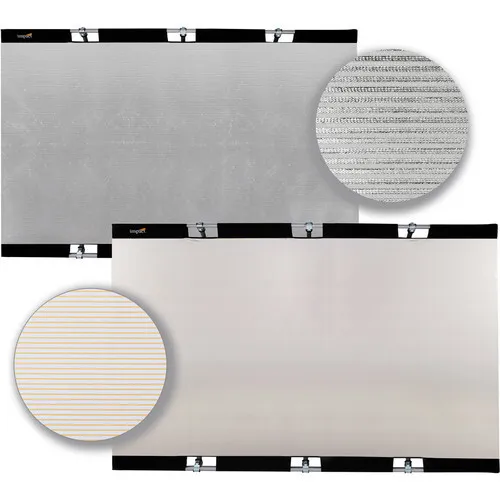 California Sun Bounce - Zebra Gold / Zebra Silver (59 x 82") - FP5982Z