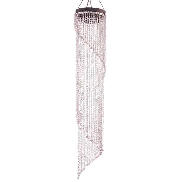 Hanging Chandelier (iridescent, 4 feet x 8.5 inches) 