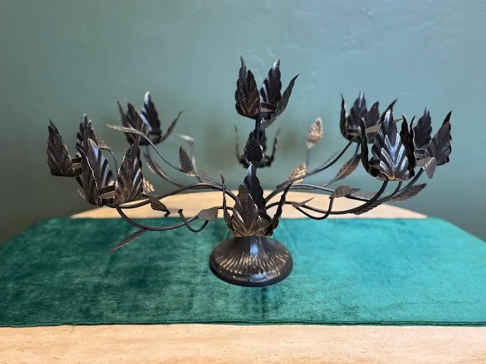 Large Leaf candle Holder (22 inches x 12 1/2 inches)