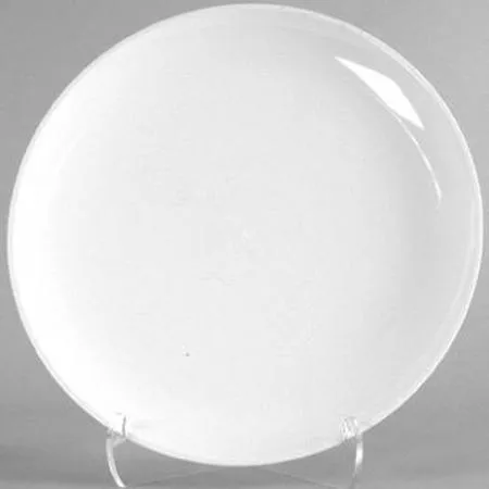 18 inch White Circular Serving Tray 