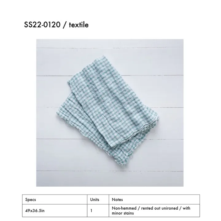 SS22-0120 - Blue Fabric Surface - 49" 36.5" (LW)
