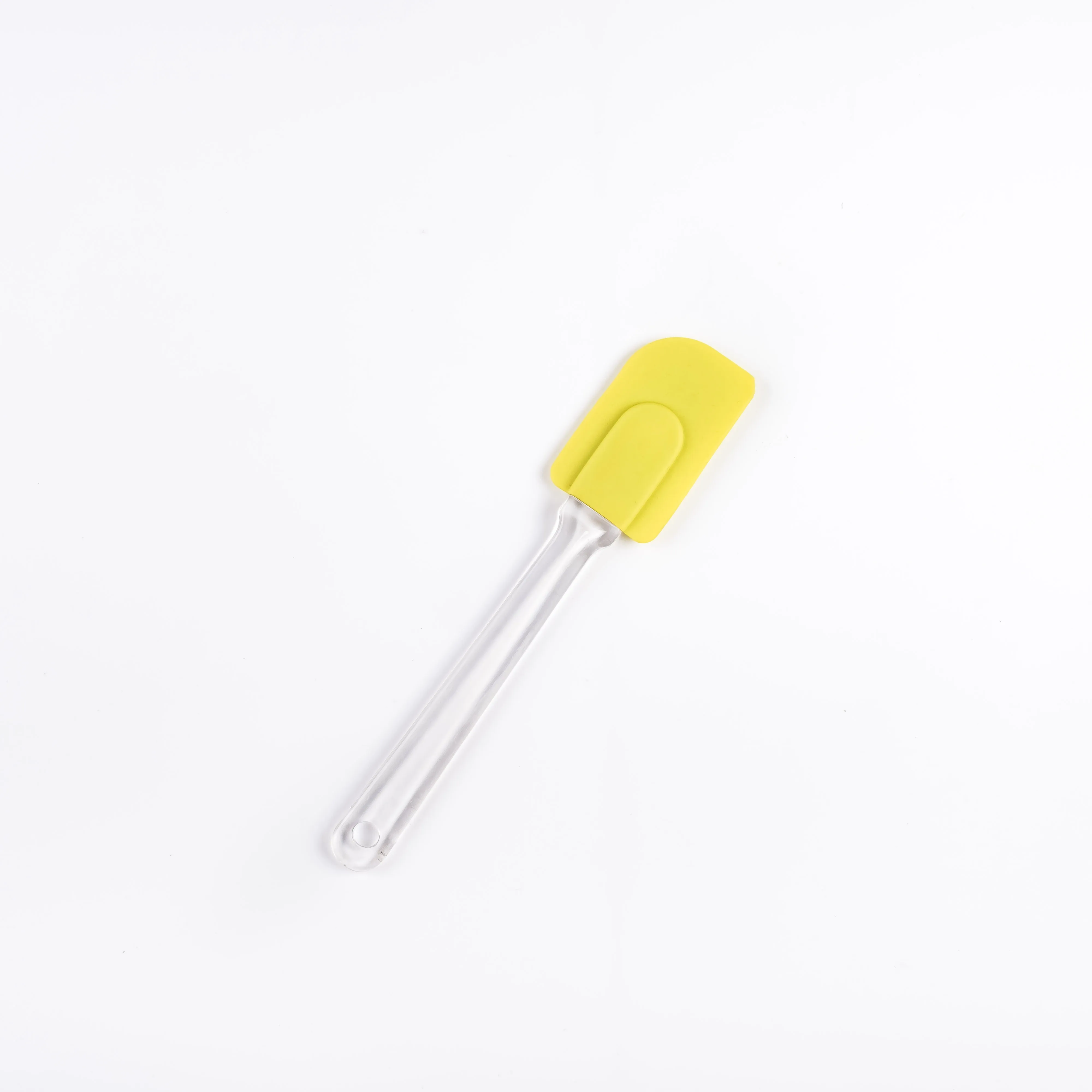 UT21-0039 - Green Clear Rubber Spatula - 9.75" (L)