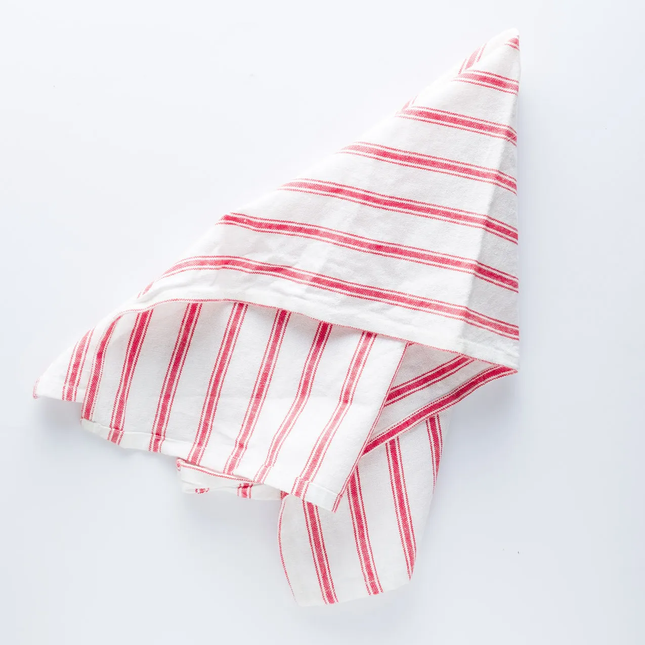 LN20-0024 - White Red Fabric Kitchen towel
