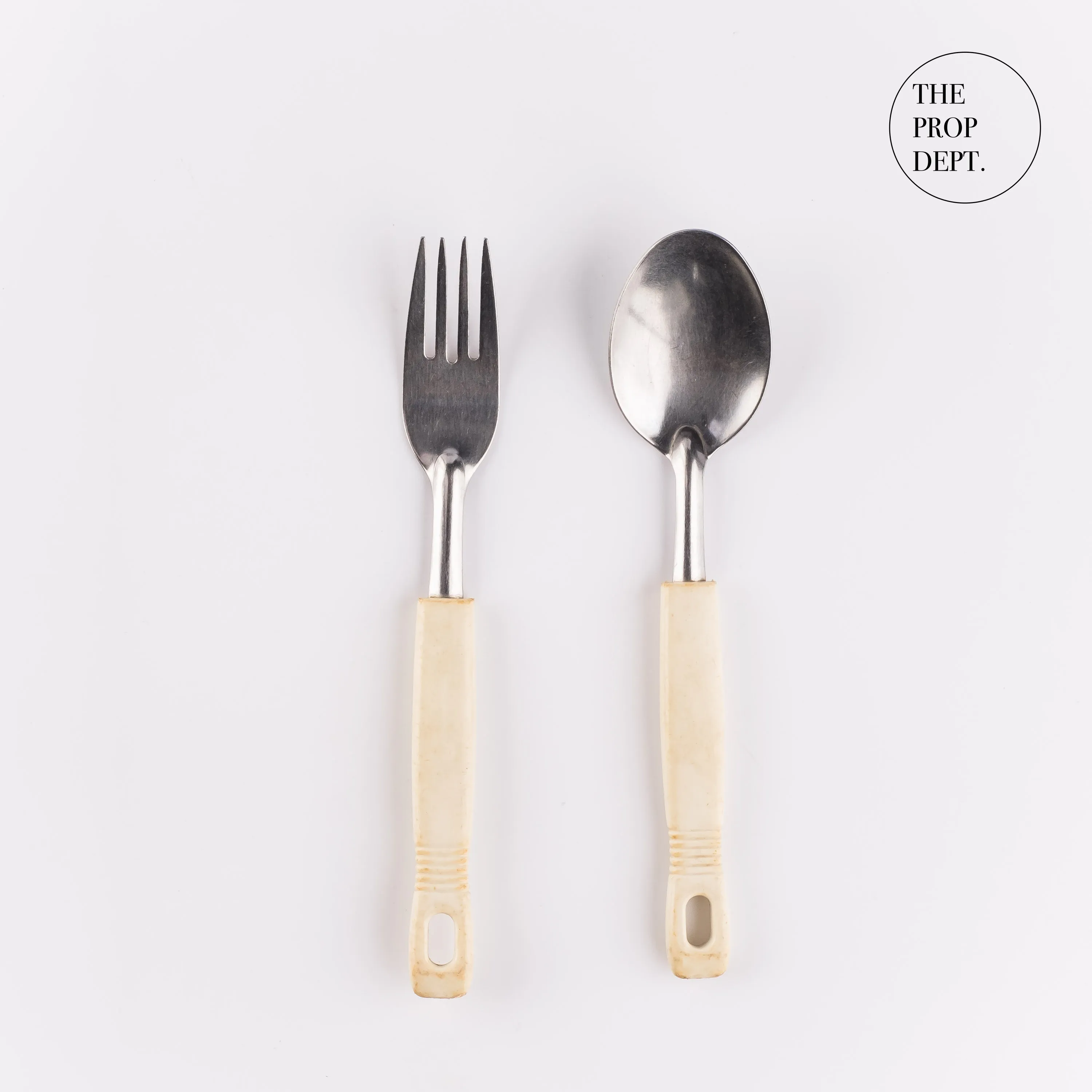 UT23-0368 - Silver Neutral Metal Utensil Set - 7.75" (L)