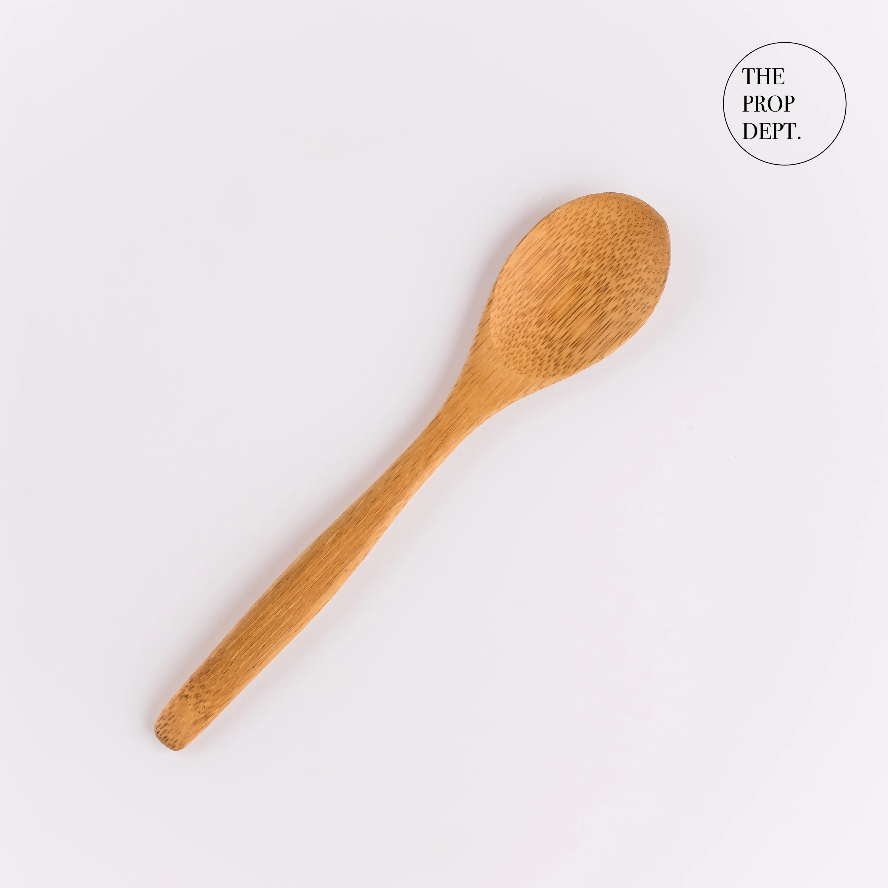 UT23-0409 - Brown Wood Spoon - 7" (L)