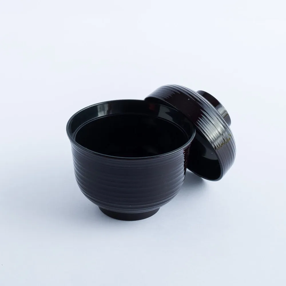 BW20-0112 - Black Plastic Bowl - 4" 4.25" (DH)