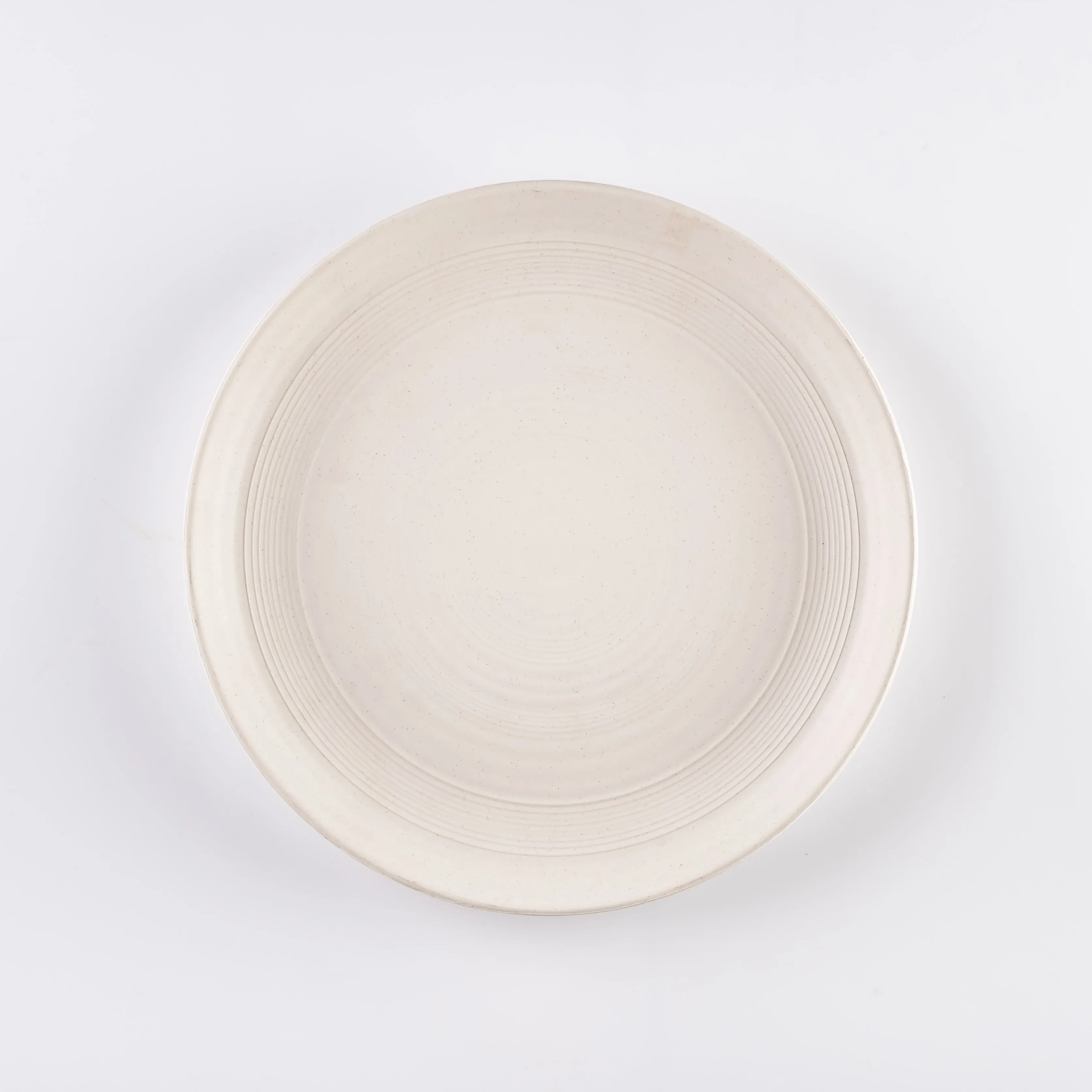 PL21-0194 - White Ceramic Plate - 10" (D)