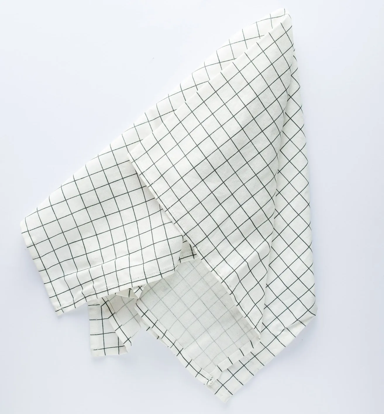 LN20-0006 - White Black Fabric Kitchen towel