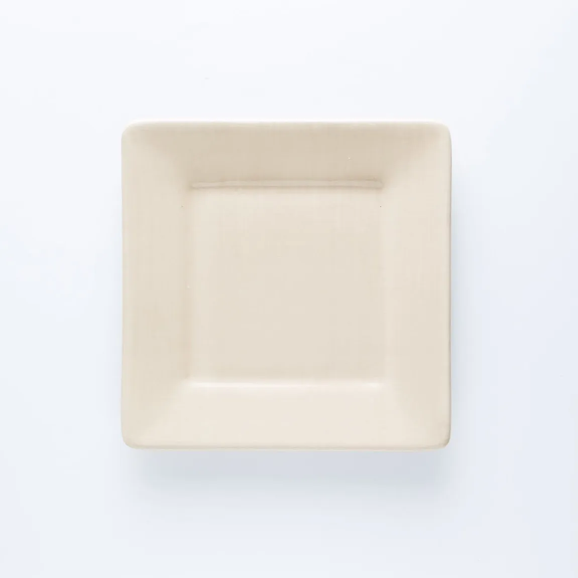 PL20-0051 - Brown Beige Ceramic Plate - 8" 8" (LW)
