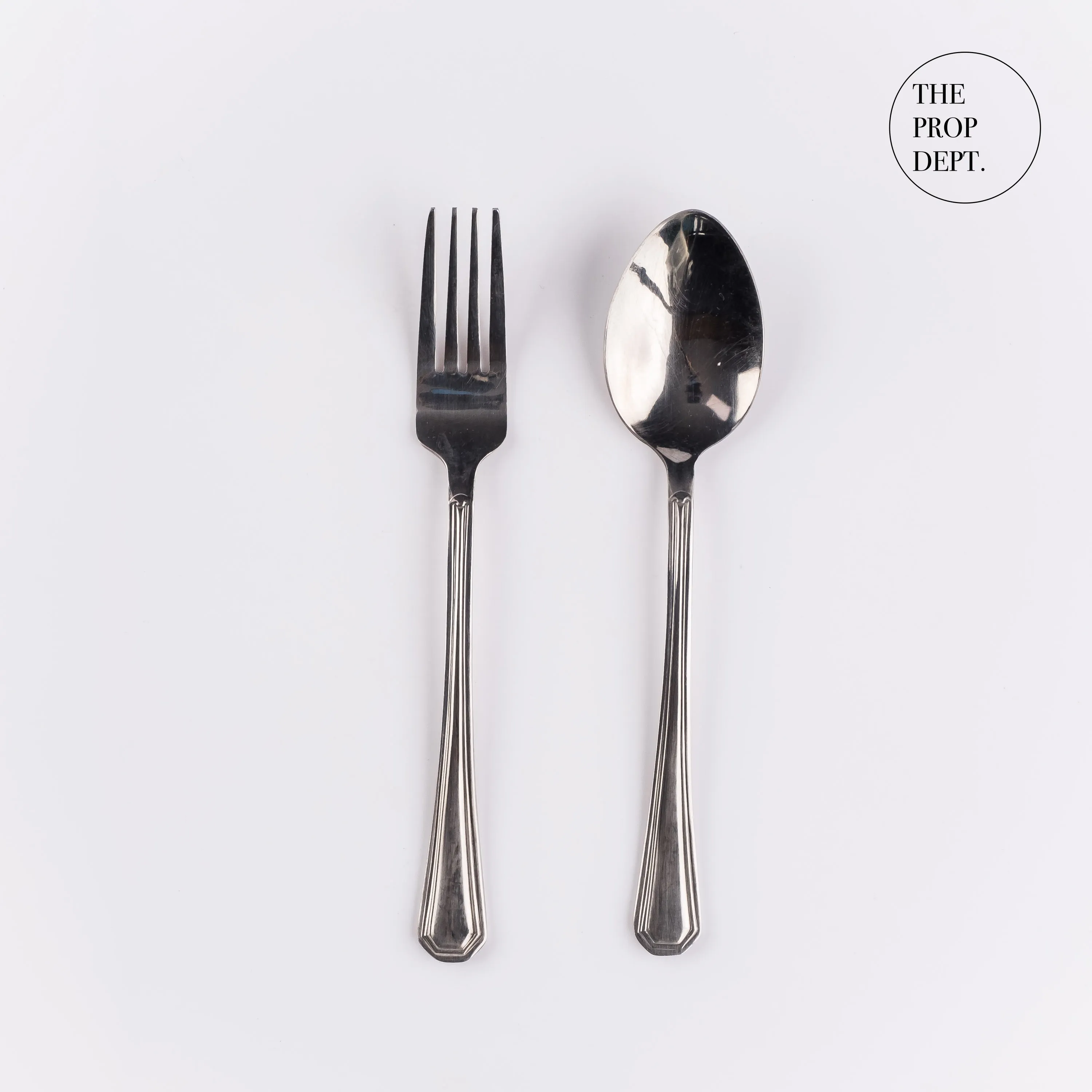 UT23-0365 - Silver Metal Utensil Set - 8" (L)