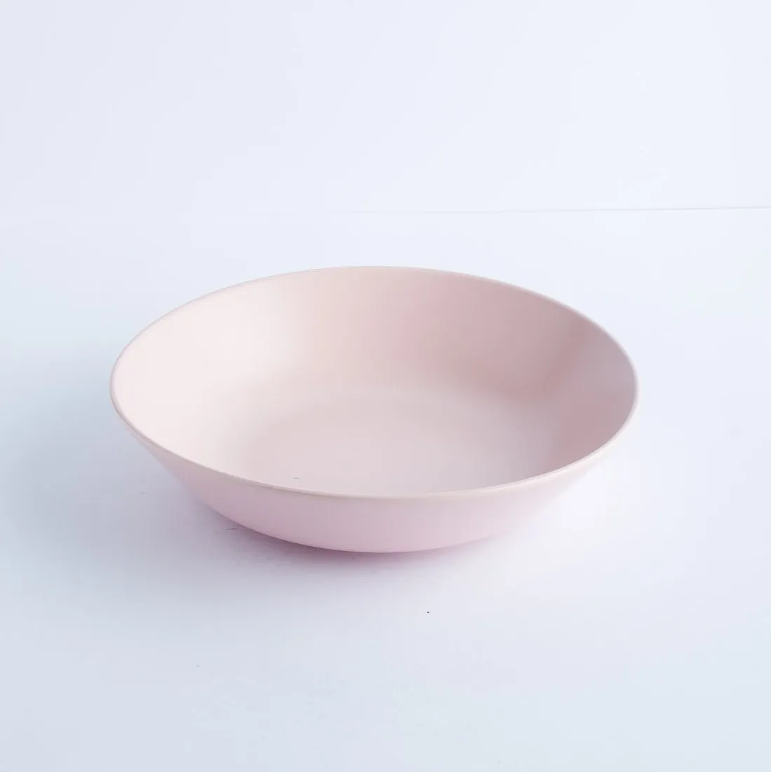 BW20-0274 - Pink Ceramic Ulam Bowl - 8.75" 2" (DH)