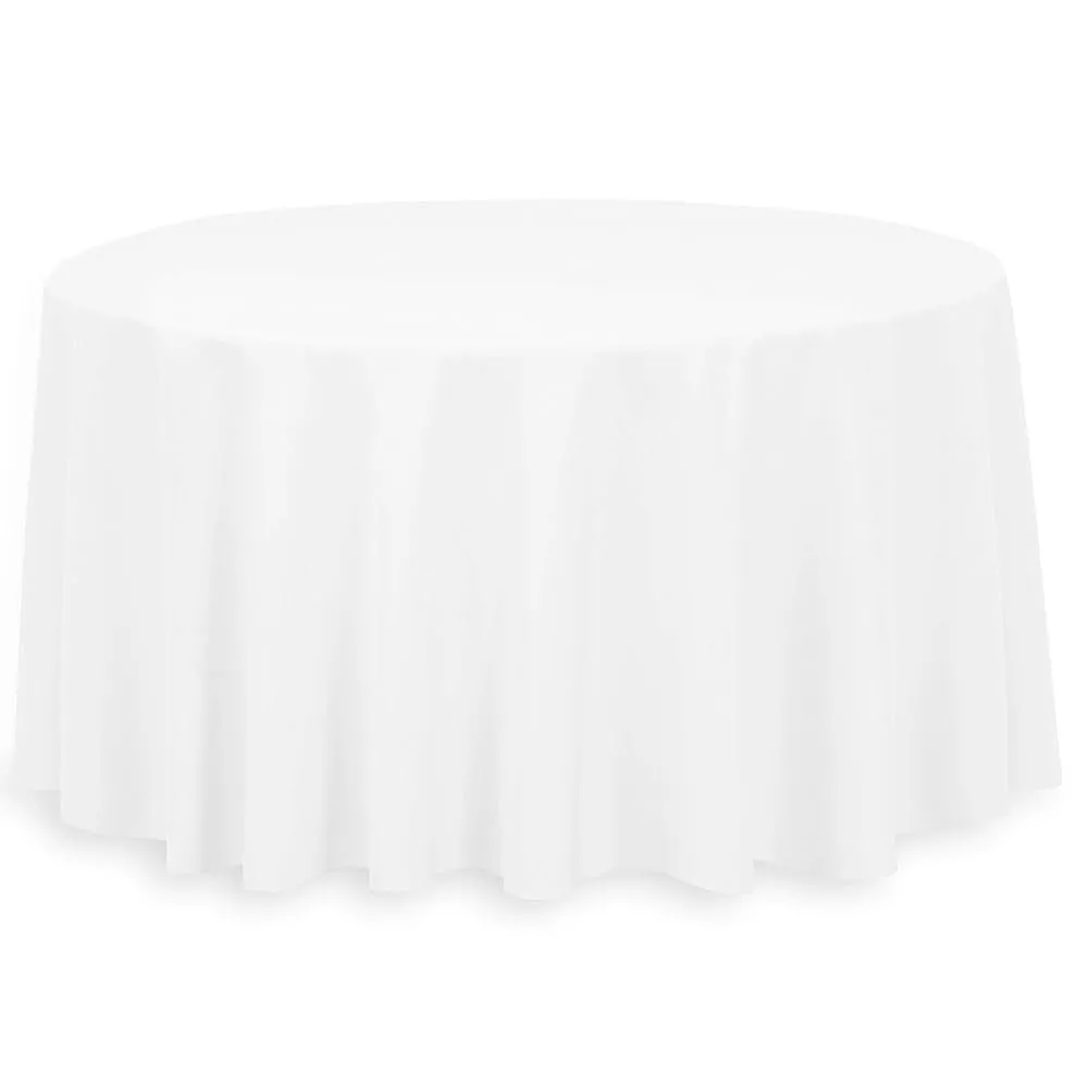 Round 132 Poly Tablecloth