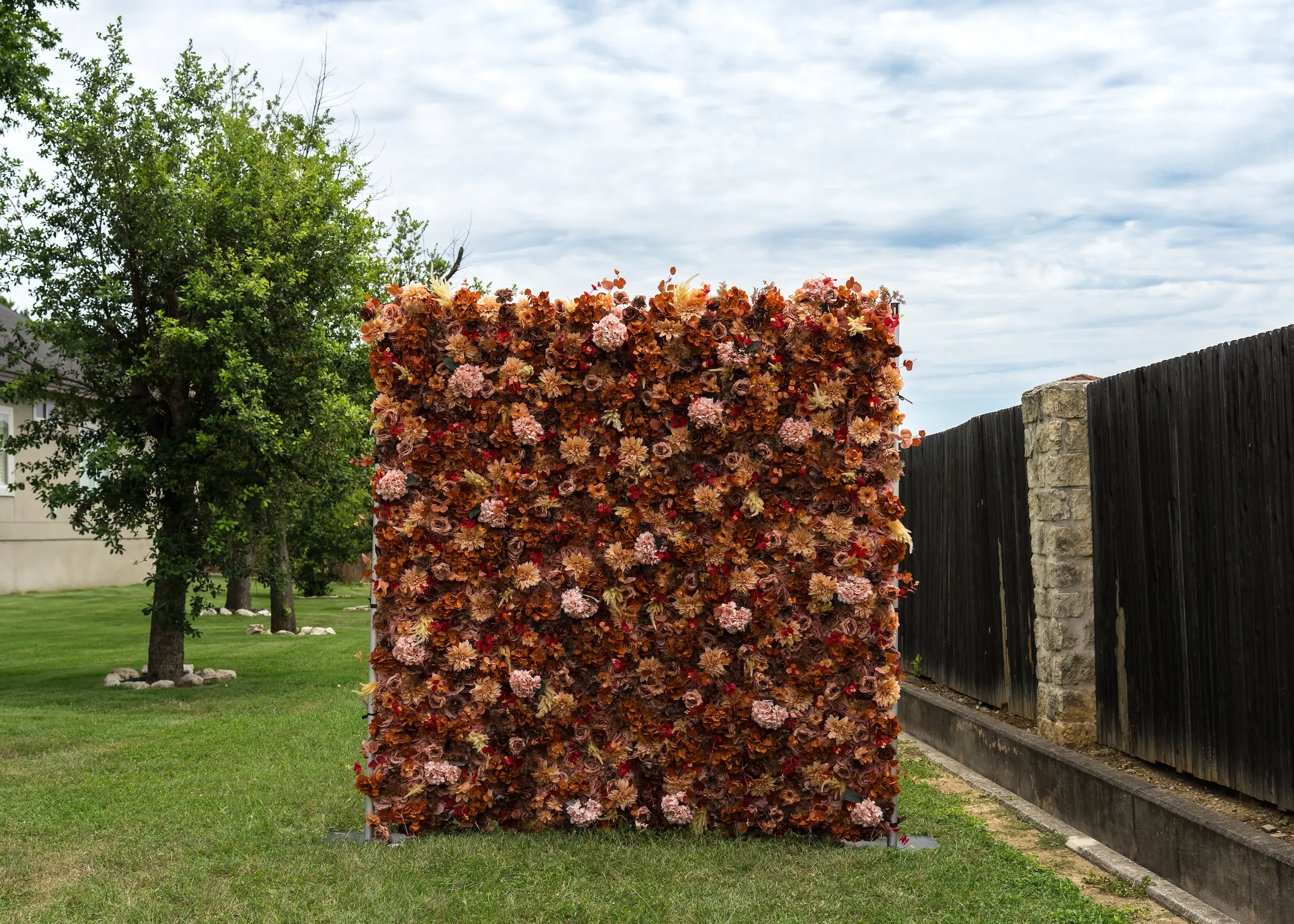 Autumn Flower Wall
