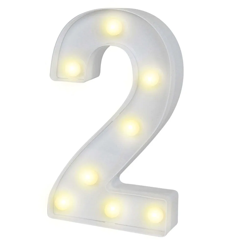 Light up number 2
