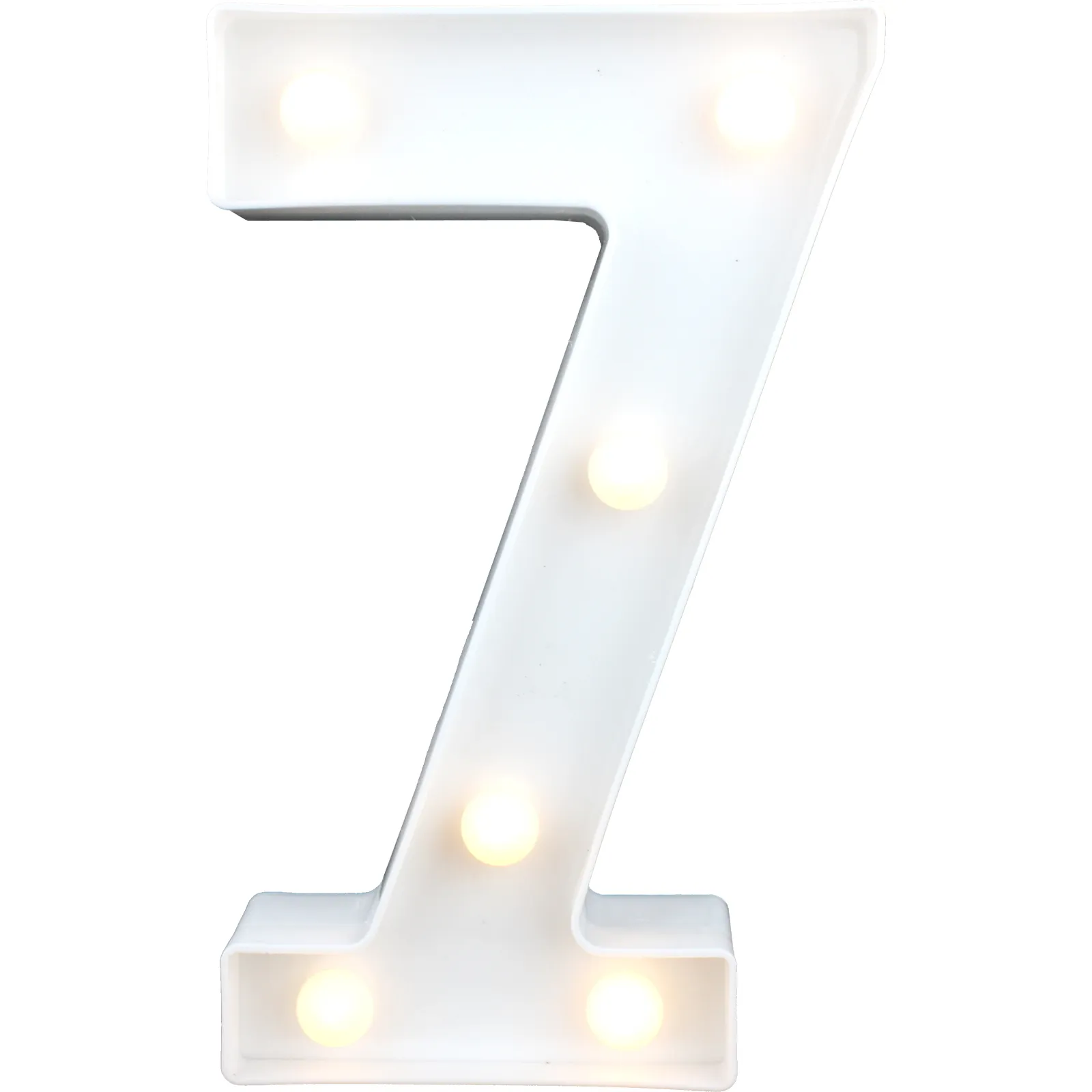 Light up number 7