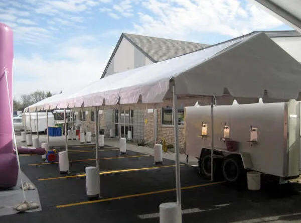 10' x 50' frame tent 