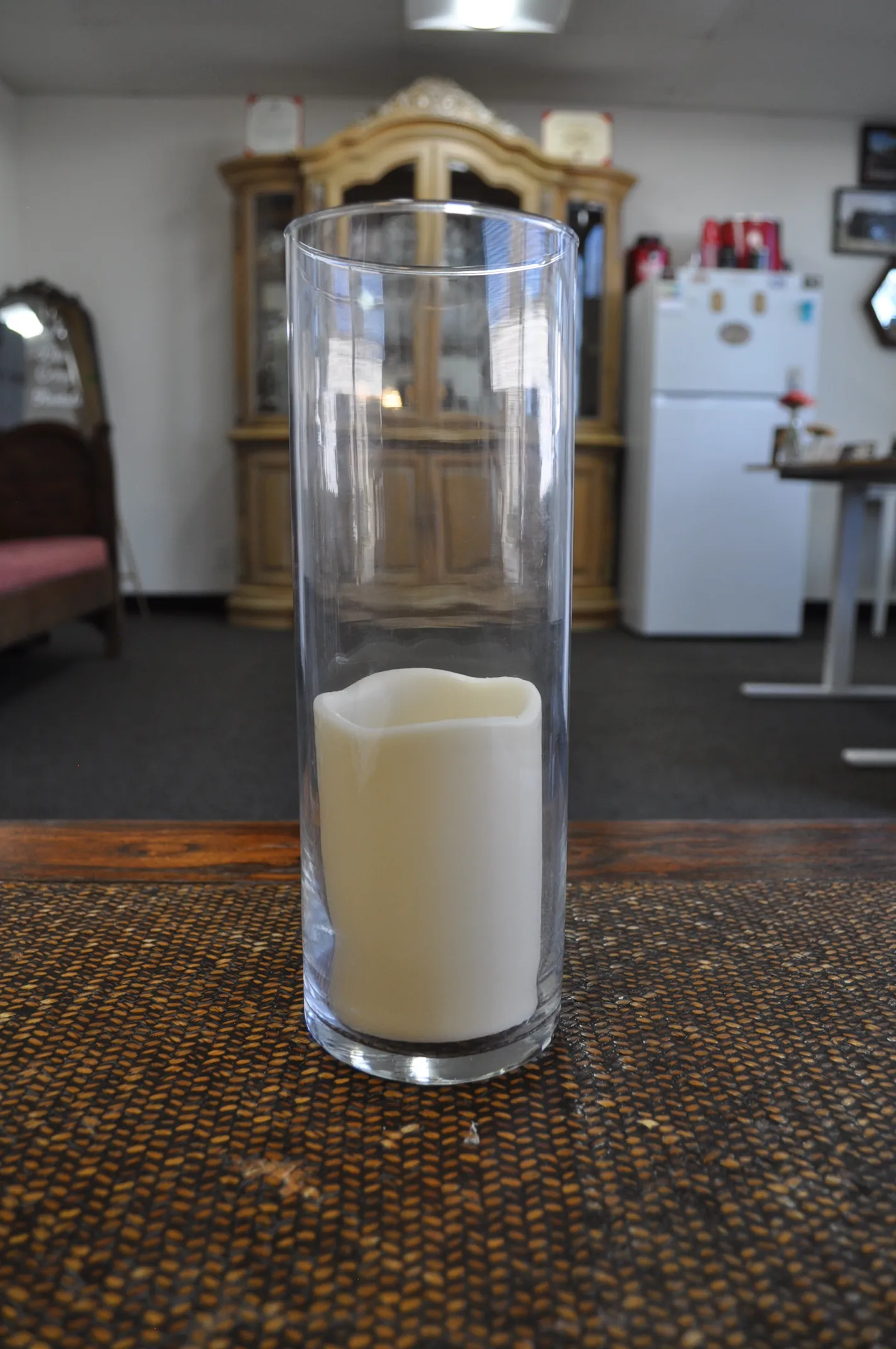 12" Hurricane Vase (L)