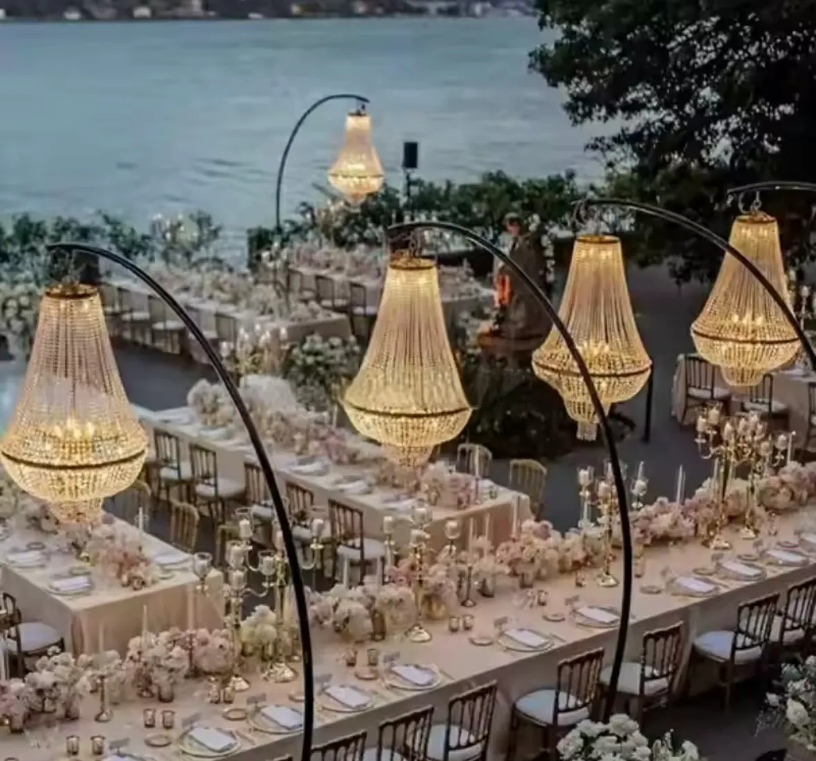 Chandelier with Stand