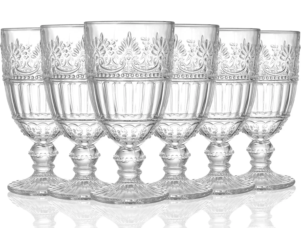 Vintage  Glass Goblets