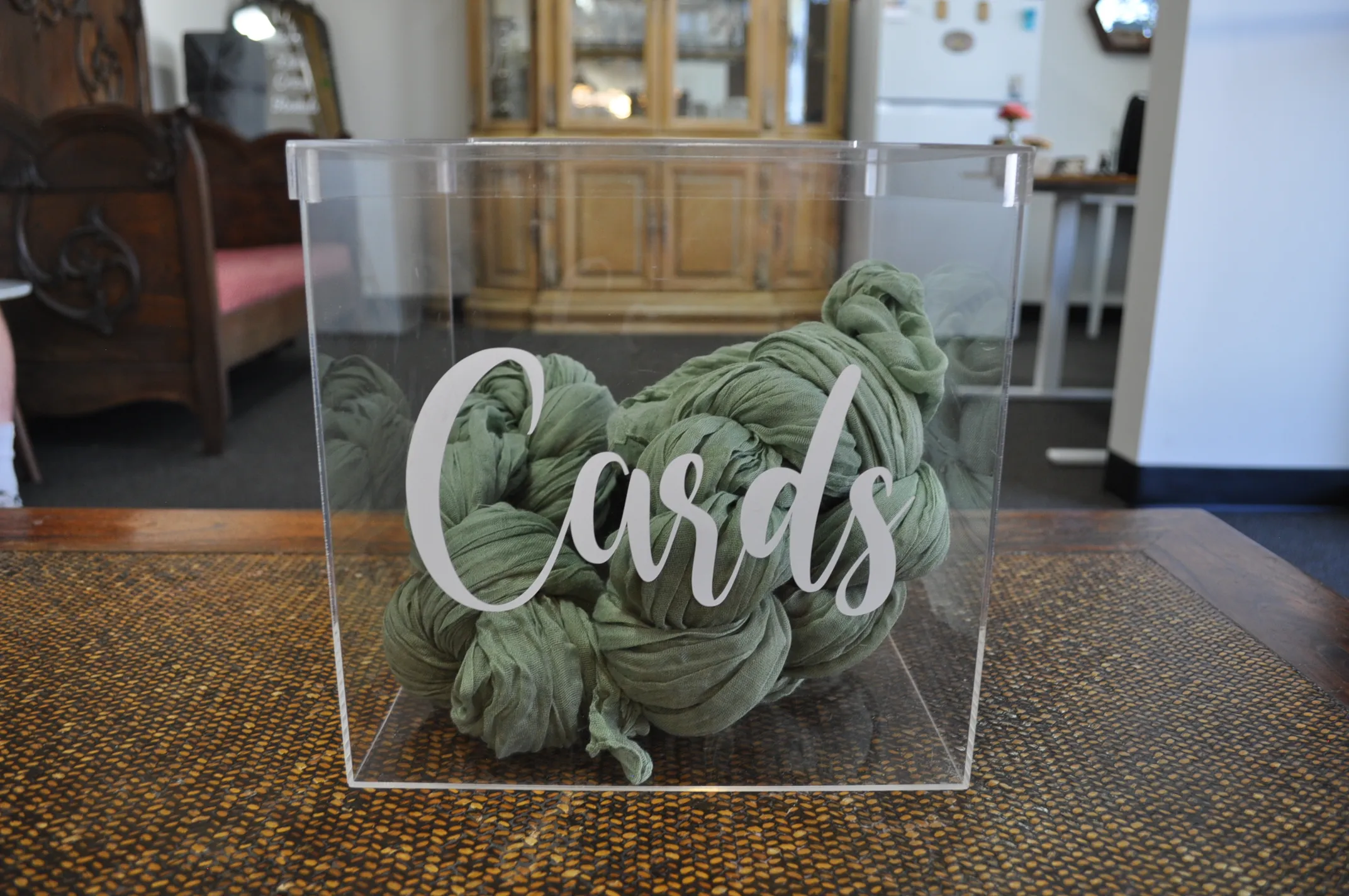 Clear Card Box
