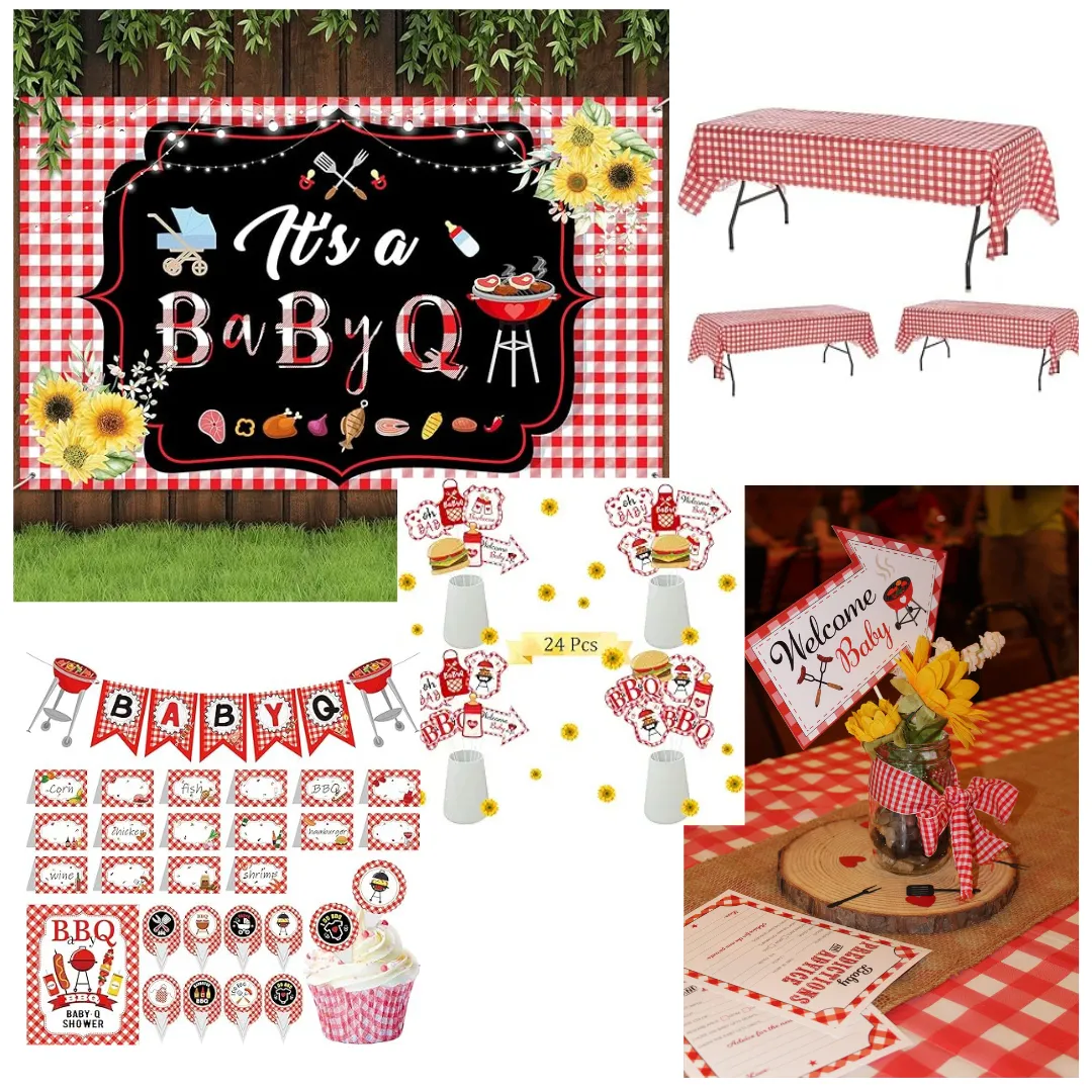 BabyQ Baby Shower Decor Bundle