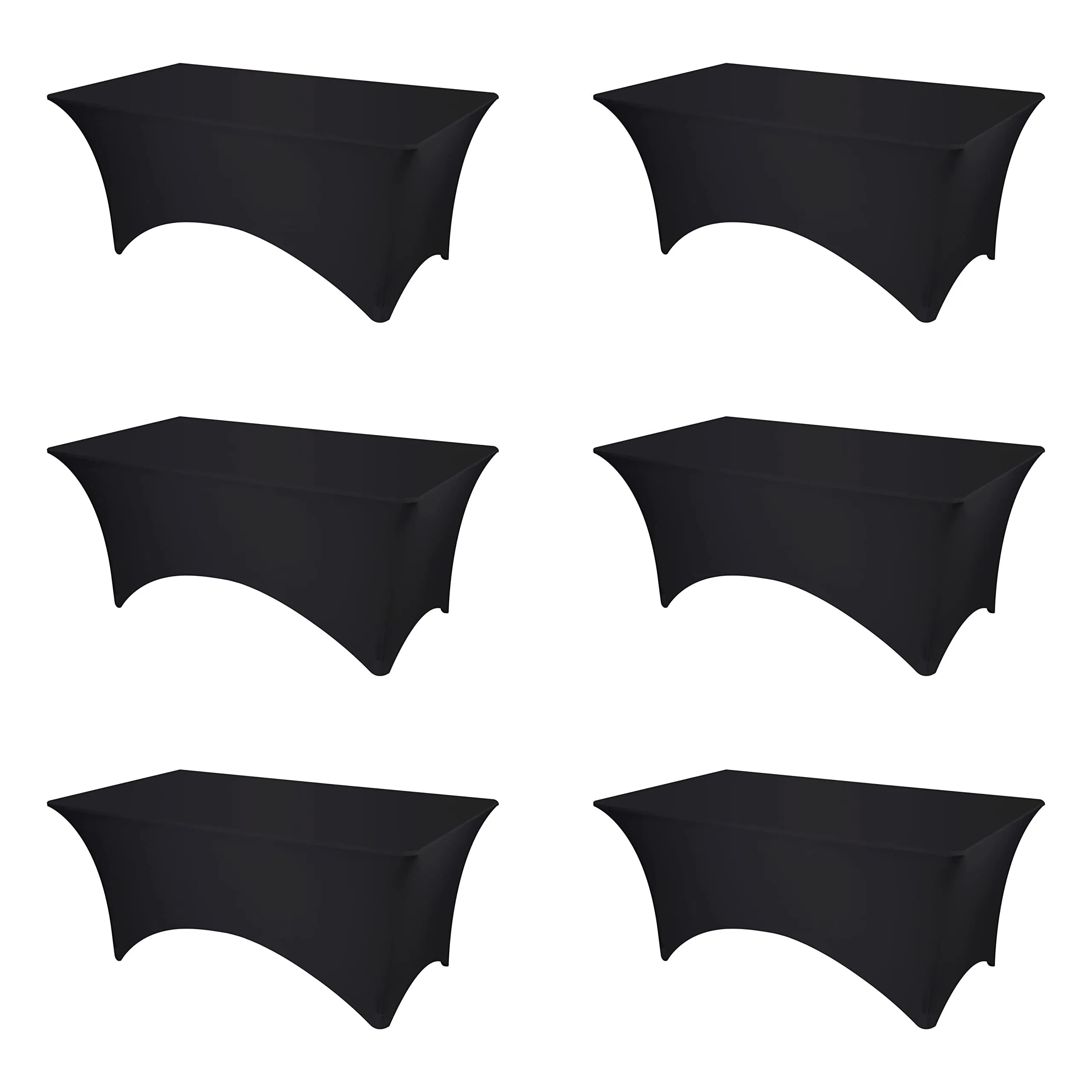 Black Table Cloth 6 foot 