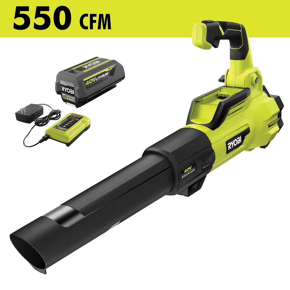 Ryobi Blower 40V whisper series w/2 batts