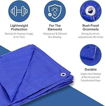 Tarp blue