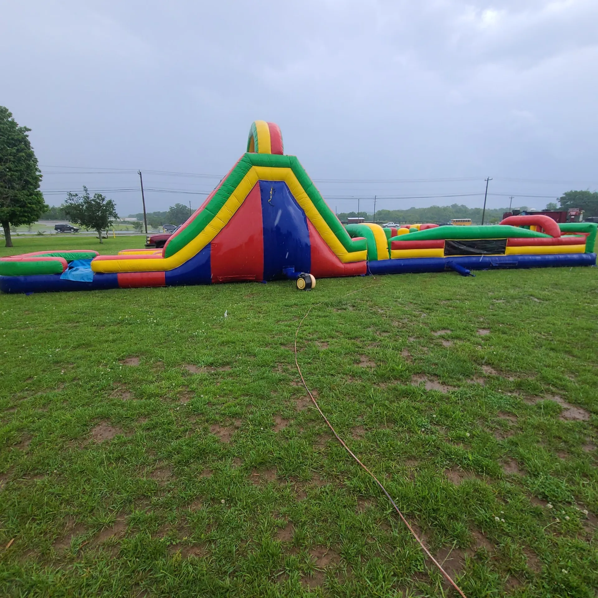 Huge 66 FT Obstacle Course