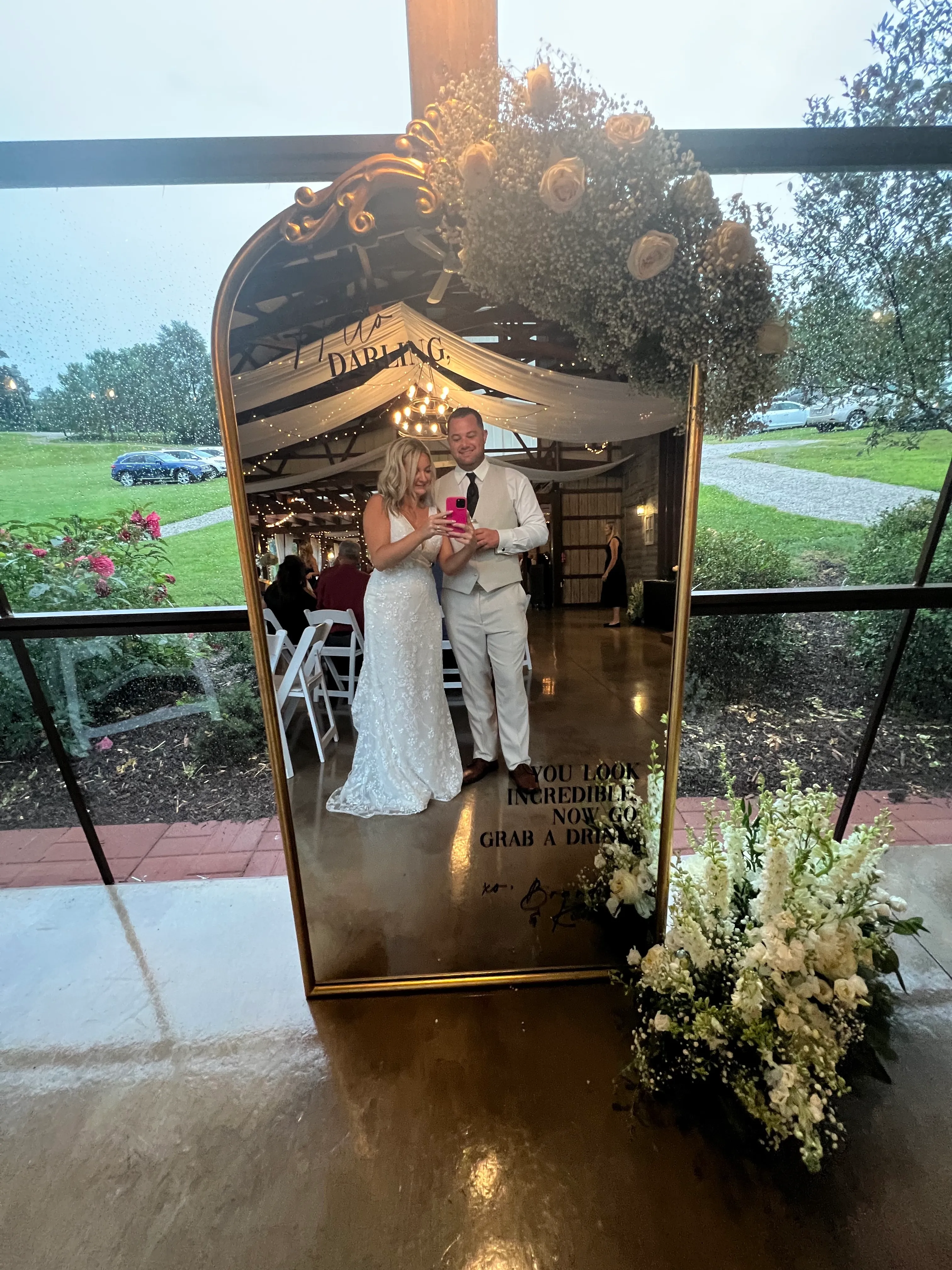 Ornate Gold Mirror