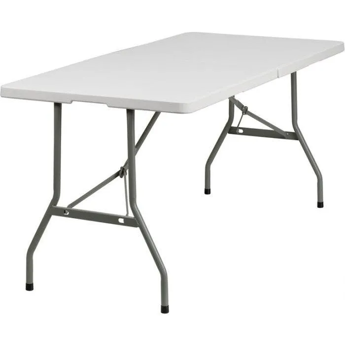 Rectangle Plastic Folding Table 30''W x 72''L
