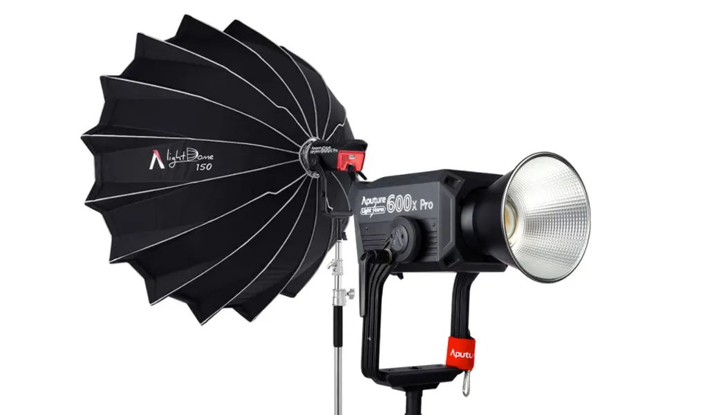 Kit Aputure 600X Pro (Cabeça, Dome 150, Tripé) 