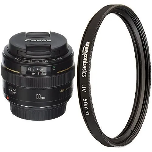 Lente Canon EF - 50mm f/2.5 Macro + UV Filter
