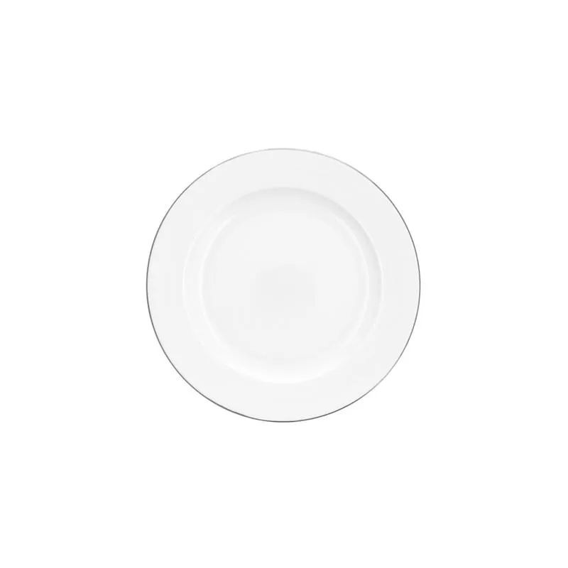Camellia Silver Rim Salad Dessert Plate