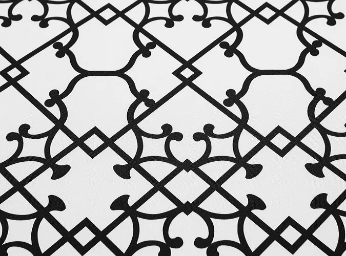 Black & White Versailles Linen