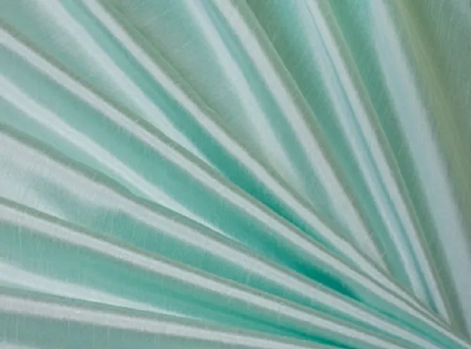 Mint Dupioni Linen