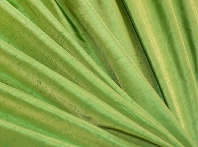 Apple Dupioni Linen