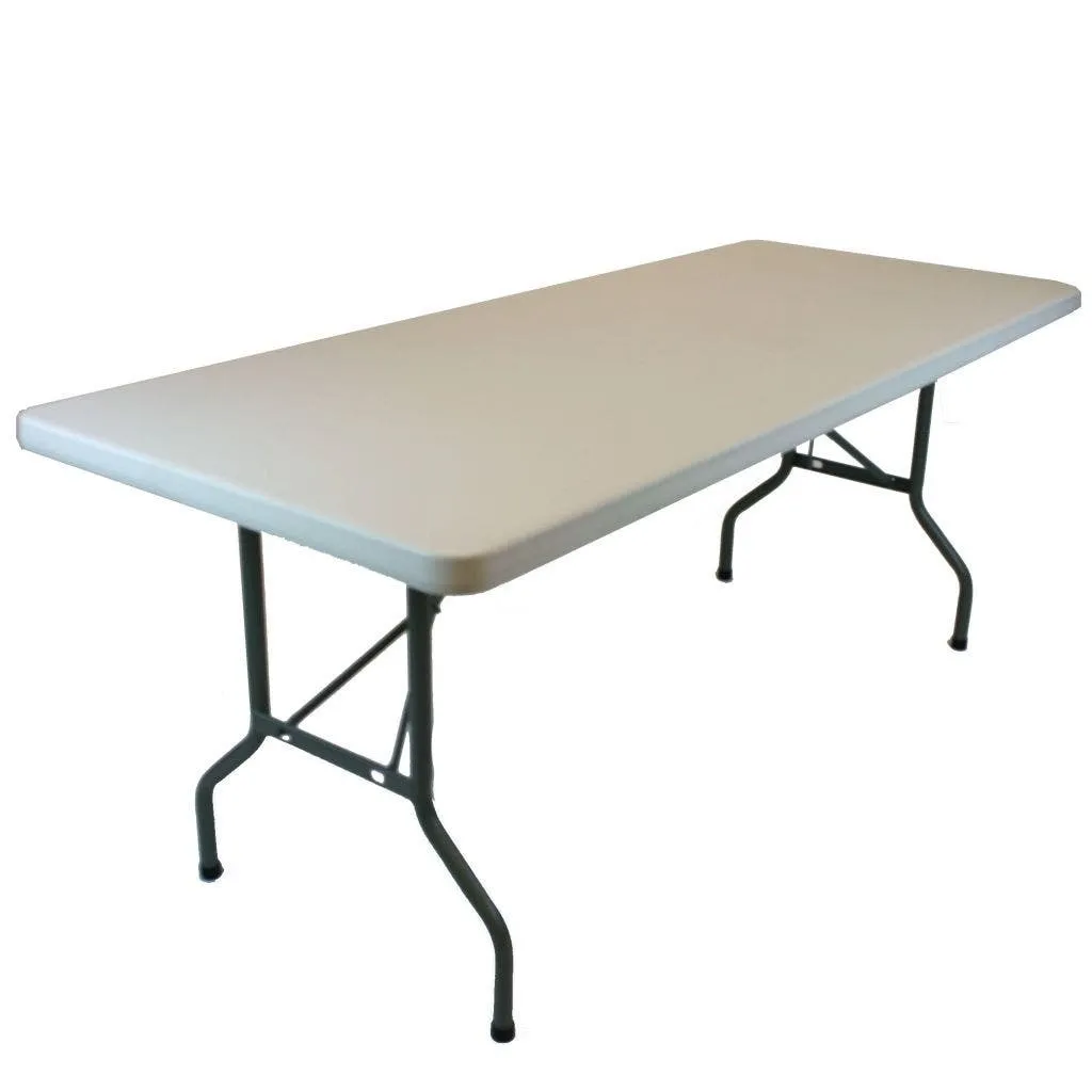 6'x30" Plastic Table (Top Does Not Fold)
